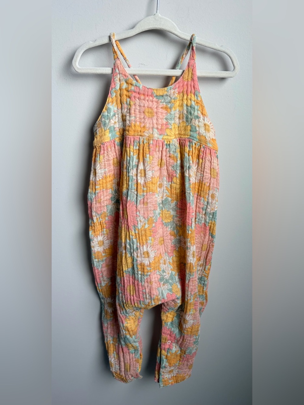Angel Dear Floral kids romper